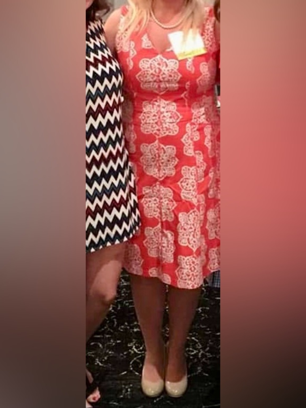 Nine West Coral A-line Fit and Flare Dress Plus Size 14 - Picture 12 of 15